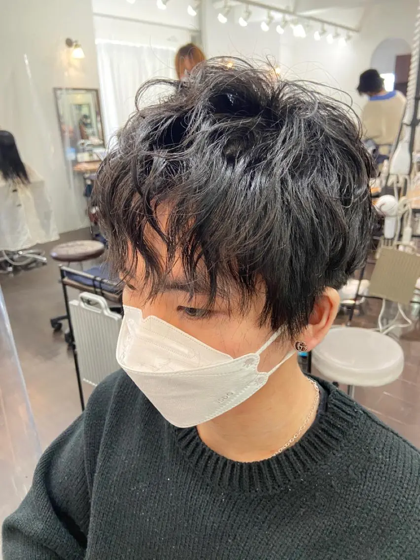 ショート カラー パーマ ヘアアレンジ メンズ キッズ ネイル マツエク・マツパ アイブロウ モヒカン マッシュ 学生(メンズ向け) ソフトモヒカン メンズアイブロウ 久木原 ゆりのヘアスタイル