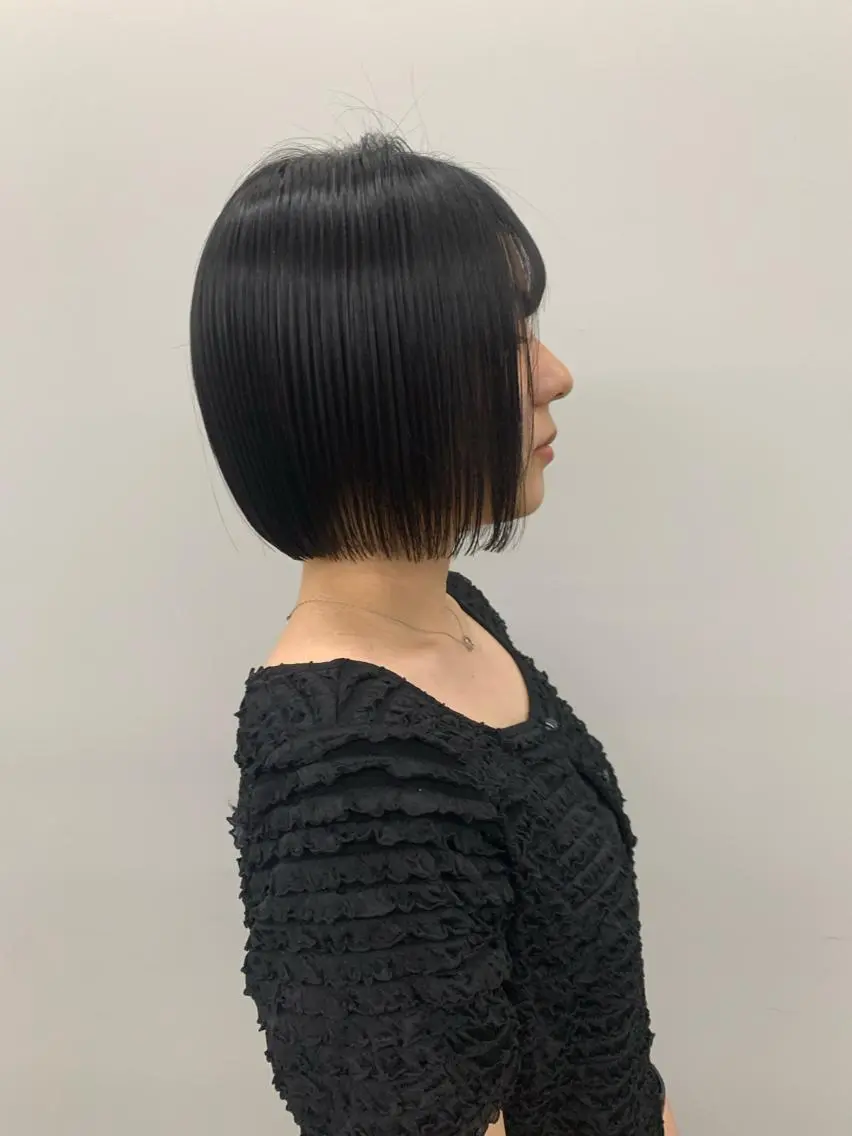 ショート ボブ トリートメント 伊藤 りいなのヘアスタイル