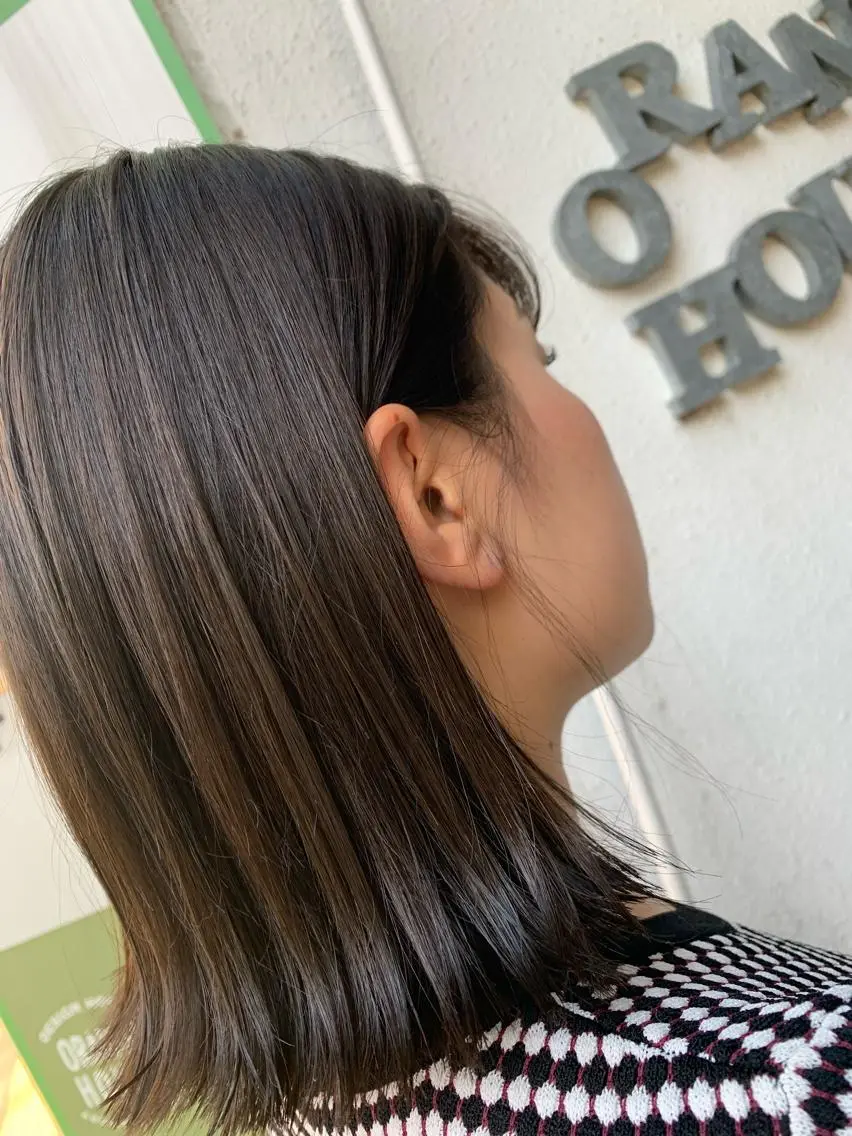 ミディアム 丸山 亜加理のヘアスタイル