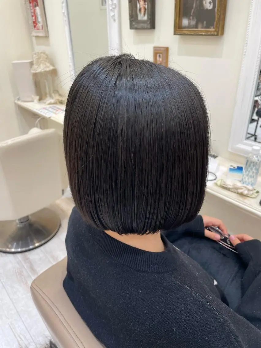 ミディアム 大坪 未空のヘアスタイル