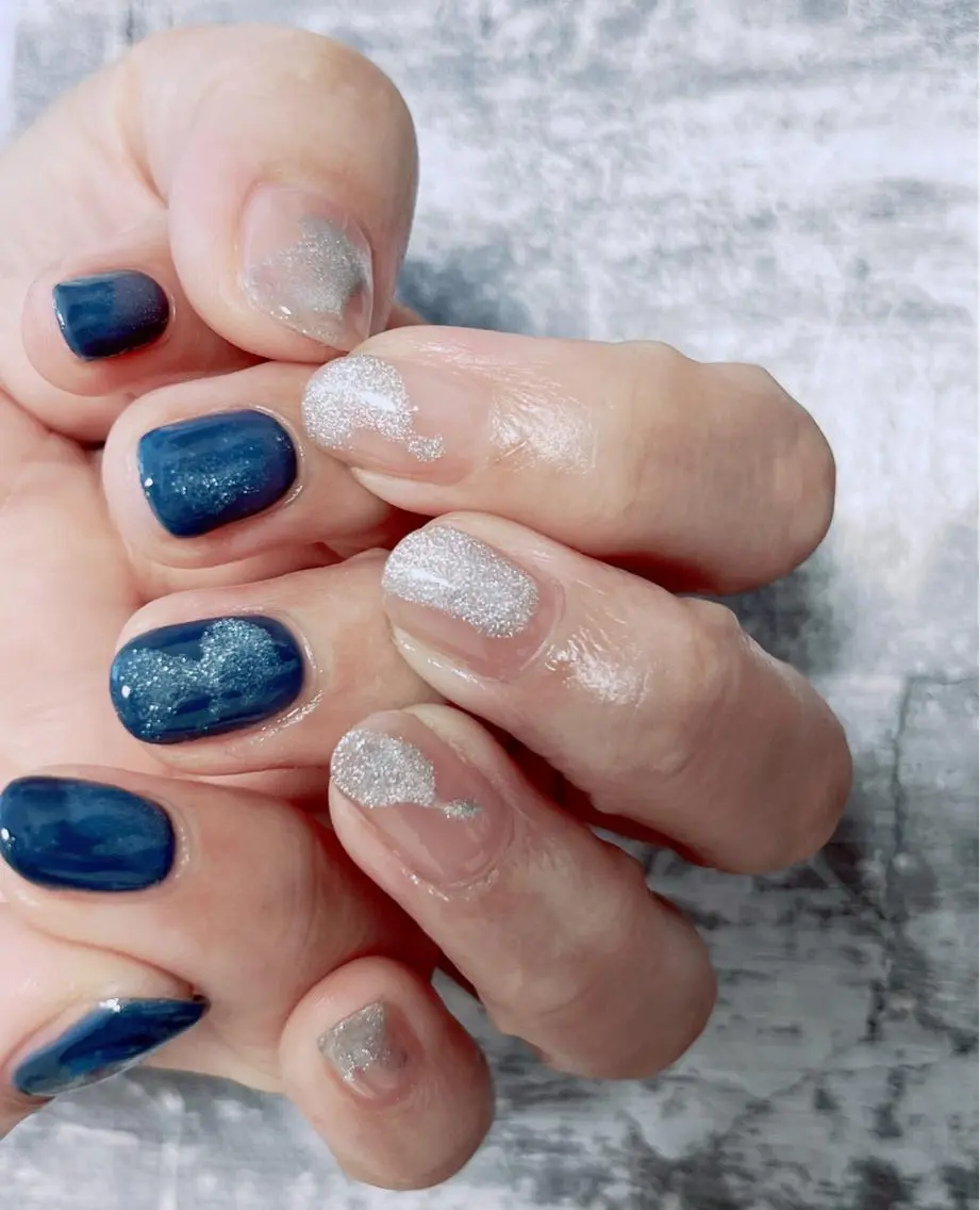 ネイル マグネットネイル ニュアンスネイル nailworks mのネイルデザイン