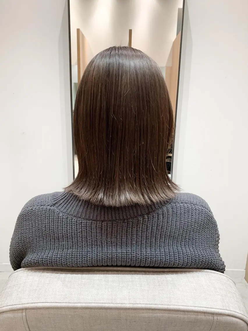 ショート カラー ヘアアレンジ ヘアカラー トリートメント yuka .のヘアスタイル