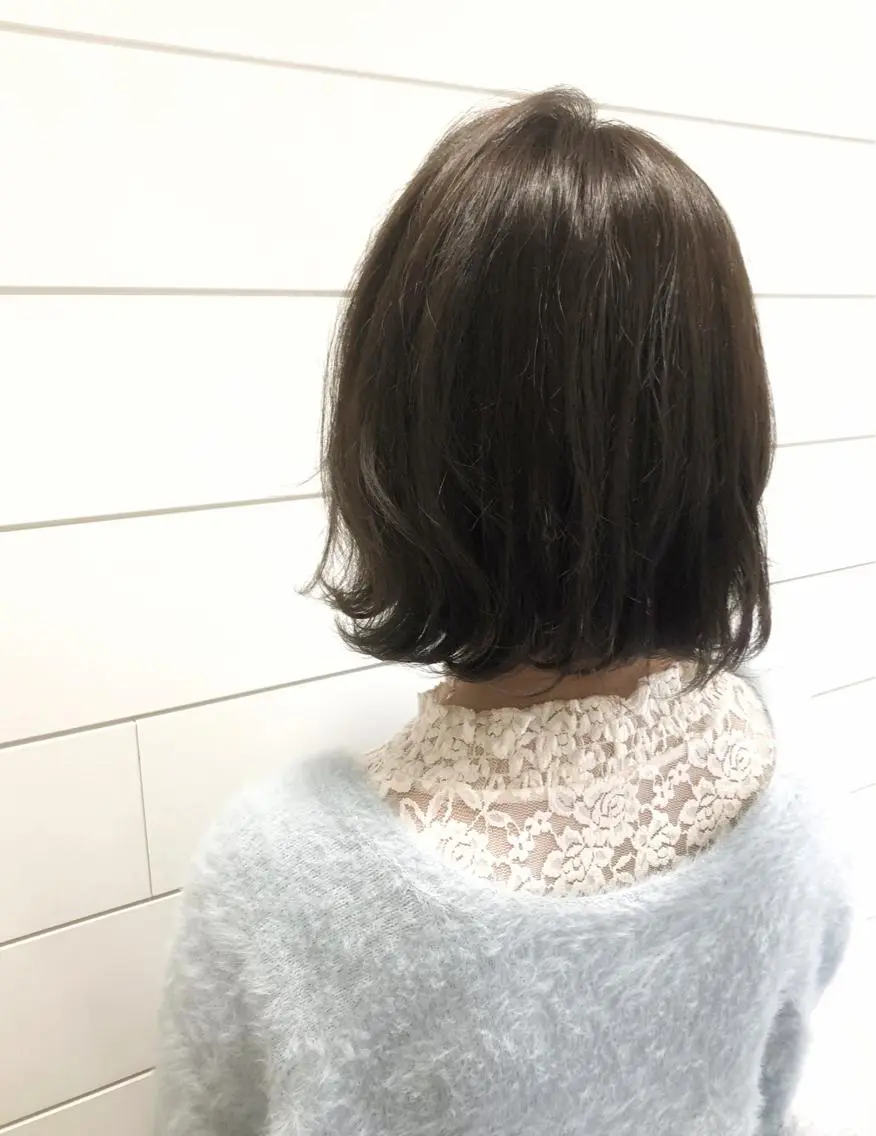 ミディアム カラー アッシュ ミント 🍊新宿南口🍊 ERINAのヘアスタイル