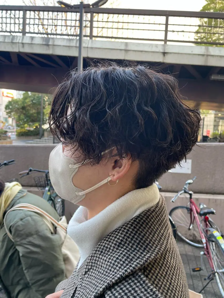 パーマ メンズ 金井 郁弥のヘアスタイル