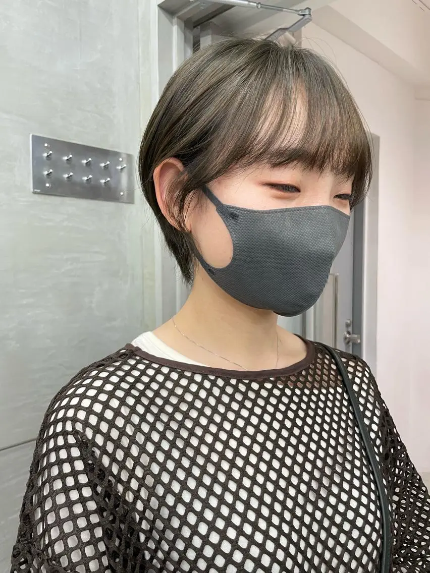 ショート カラー カット ヘアカラー 華 /ショート/ボブのヘアスタイル