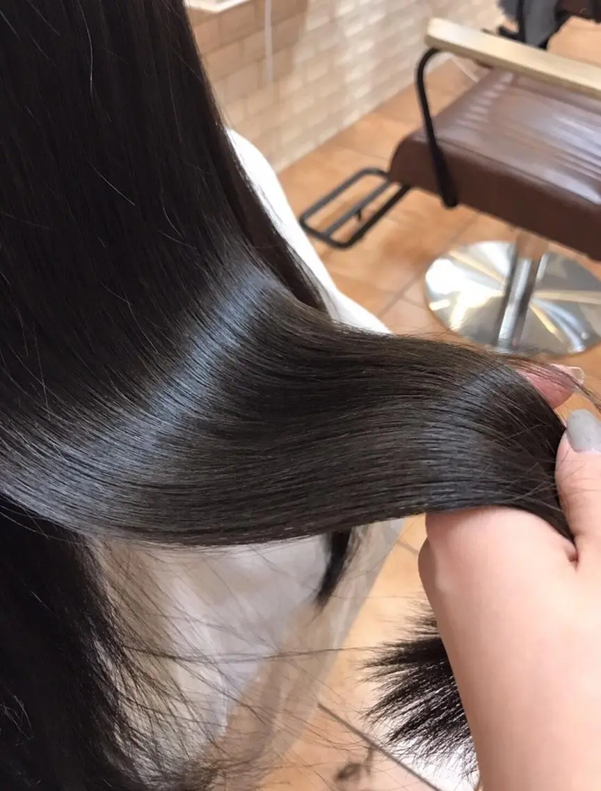 ミディアム カット ヘアカラー トリートメント ヘッドスパ nao*c北大和店 スタイリスト担当のヘアスタイル