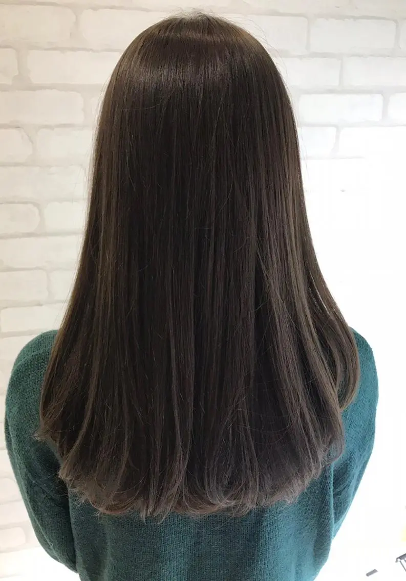 ロング カラー ヘアカラー トリートメント 金沢 広美のヘアスタイル