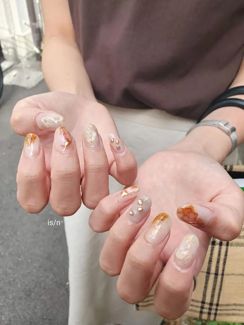 ネイル ハンドネイル 店長 佐藤のネイルデザイン