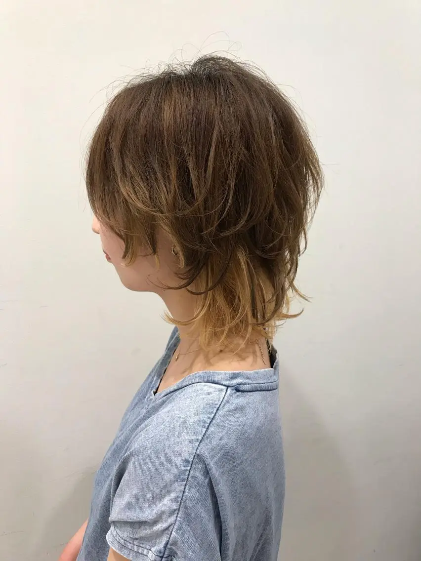 ショート クロスパーマ松永裕久 似合わせカットのヘアスタイル