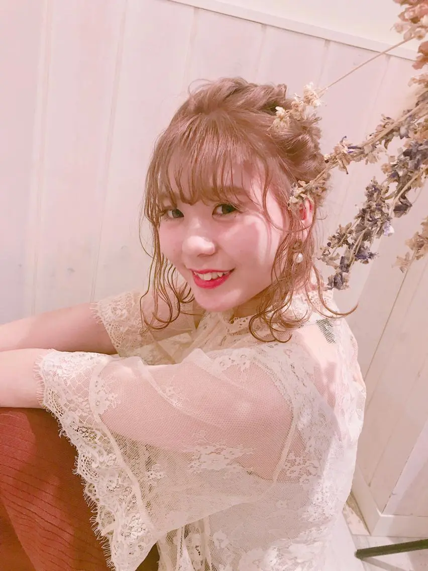 ミディアム カラー ヘアアレンジ 学生 清水 ちひろ ✄トップスタイリストのヘアスタイル