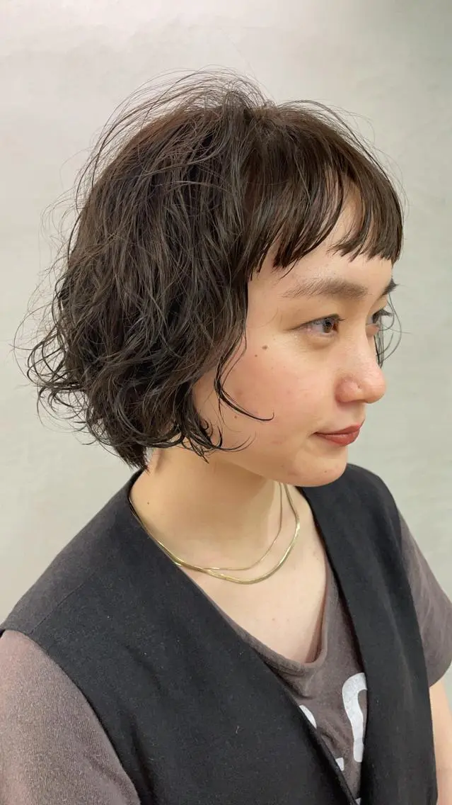 カラー パーマ 🍃○岡 |  Maruokaのヘアスタイル