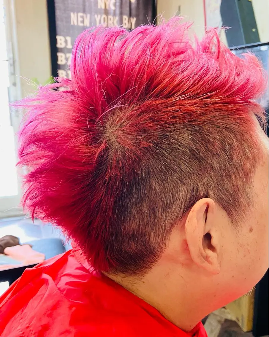 ショート カラー メンズ タカダ ユウキのヘアスタイル