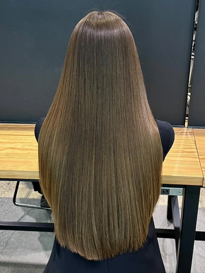 セミロング カラー パーマ ヘアアレンジ 髪質改善 カット ヘアカラー トリートメント ITbyALBUM 下北沢店のヘアスタイル