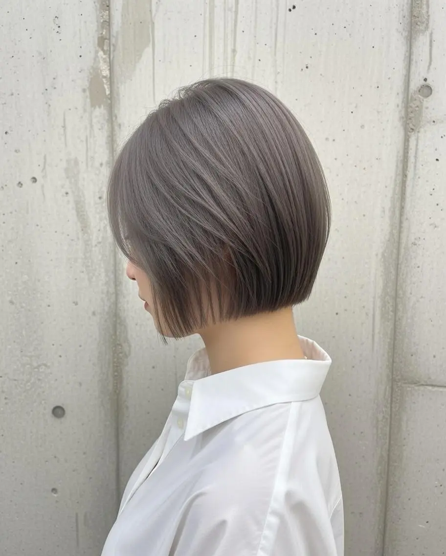 ショート カラー ショートヘア 🫧透明感/ツヤ髪/ ベージュ いちご🍓のヘアスタイル