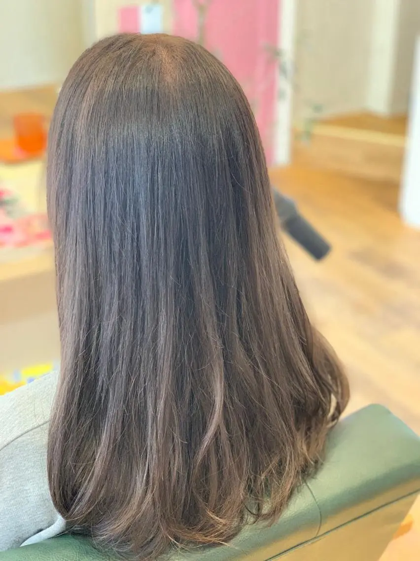 ロング カラー 工藤 萌香のヘアスタイル