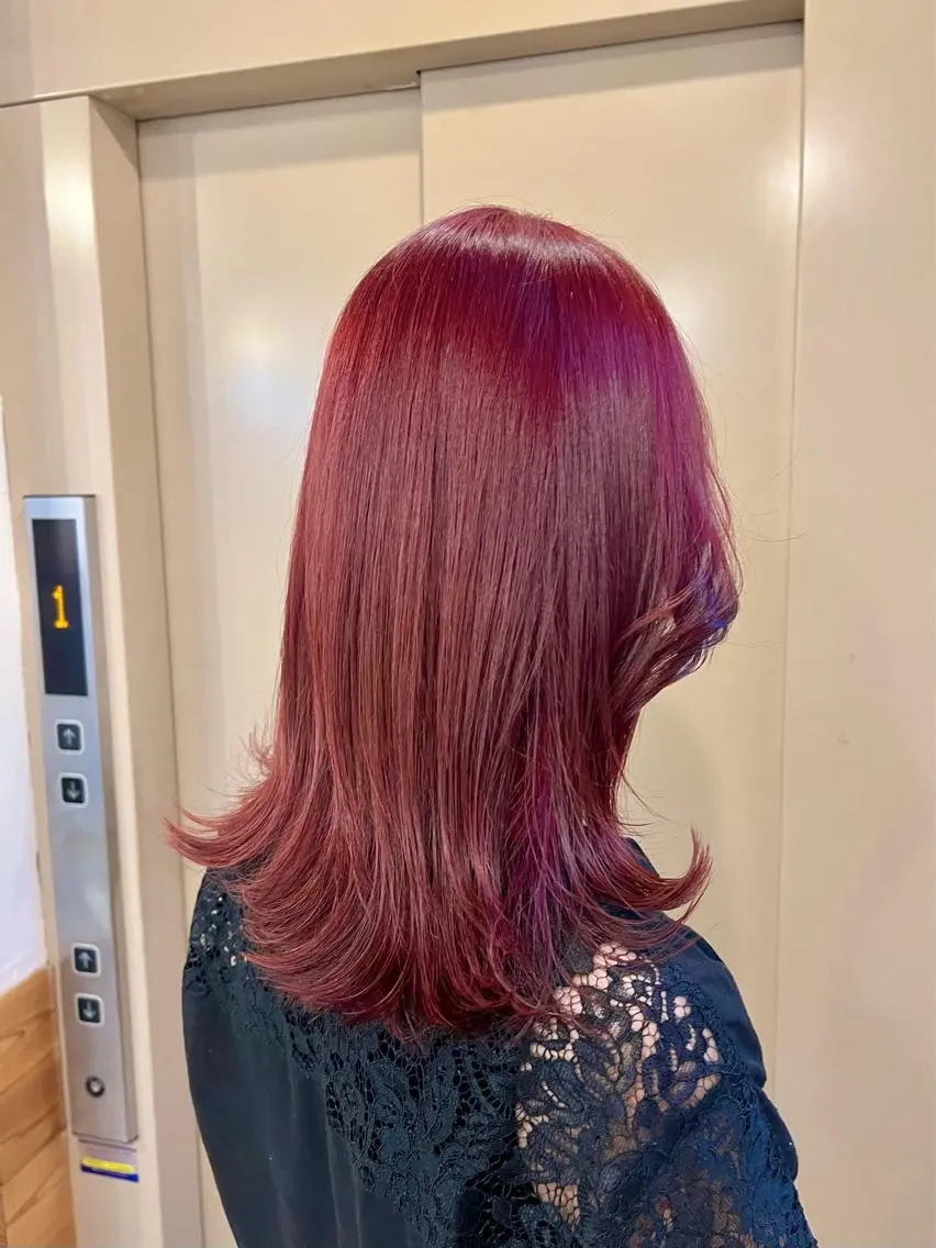 ミディアム LAMP mashiroのヘアスタイル