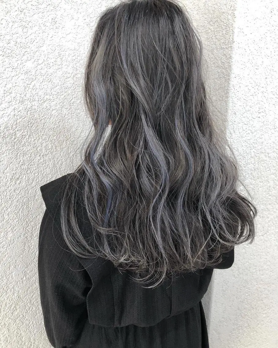 ロング カラー ヘアアレンジ ブルーカラー ブルージュ ハイライトカラー ハイライト 🧙『代表』平田 祥己✨のヘアスタイル