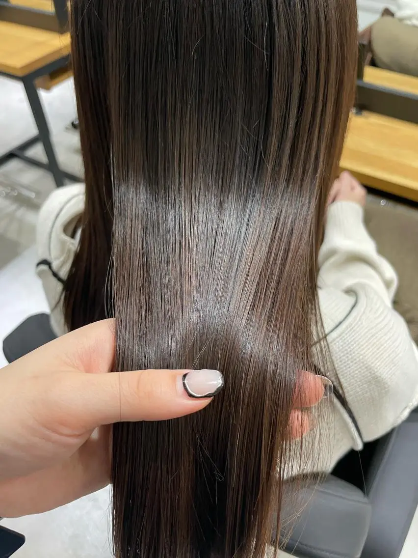 ミディアム anB Bのヘアスタイル