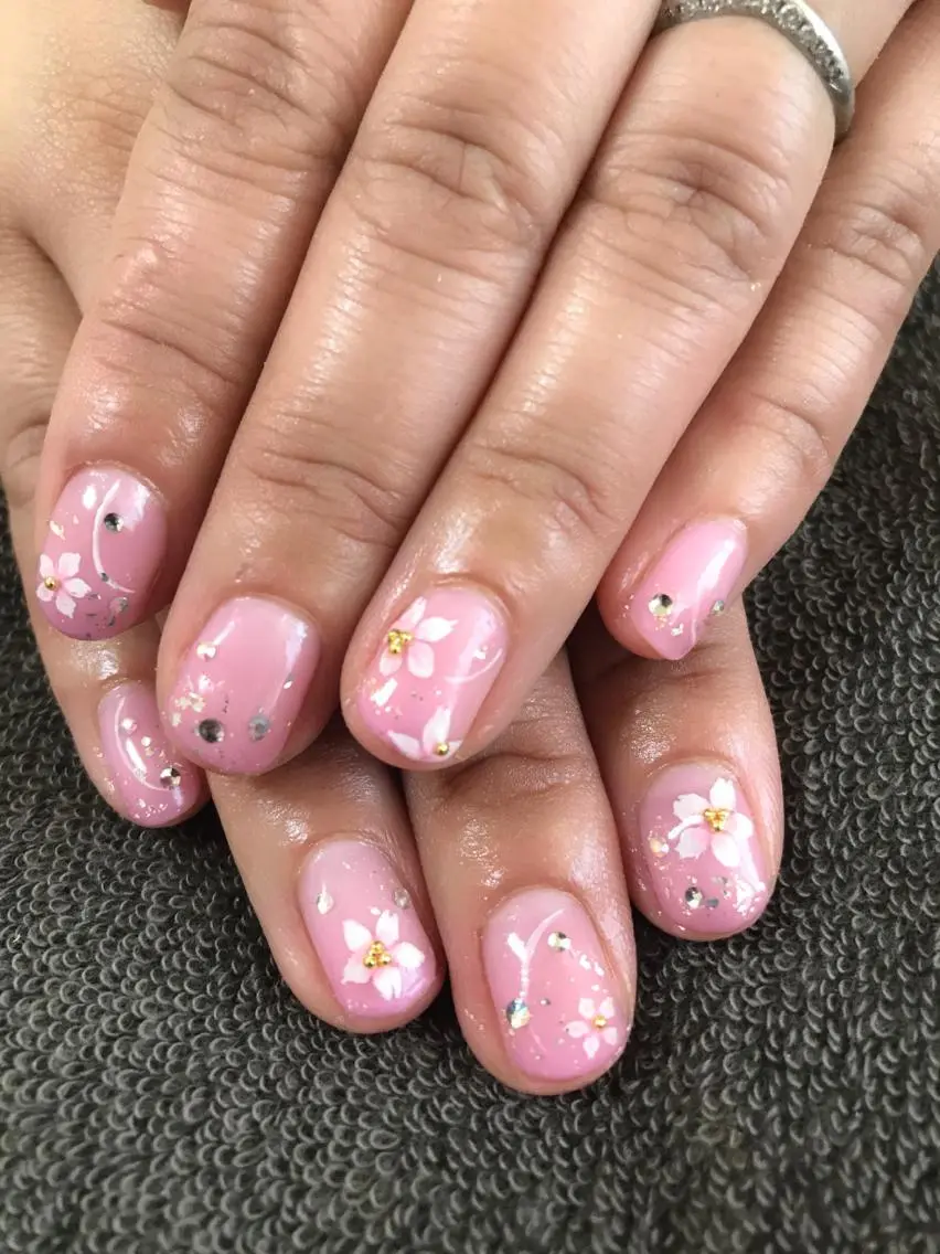 ネイル 春ネイル ハンドネイル Masuko Yasukaのネイルデザイン