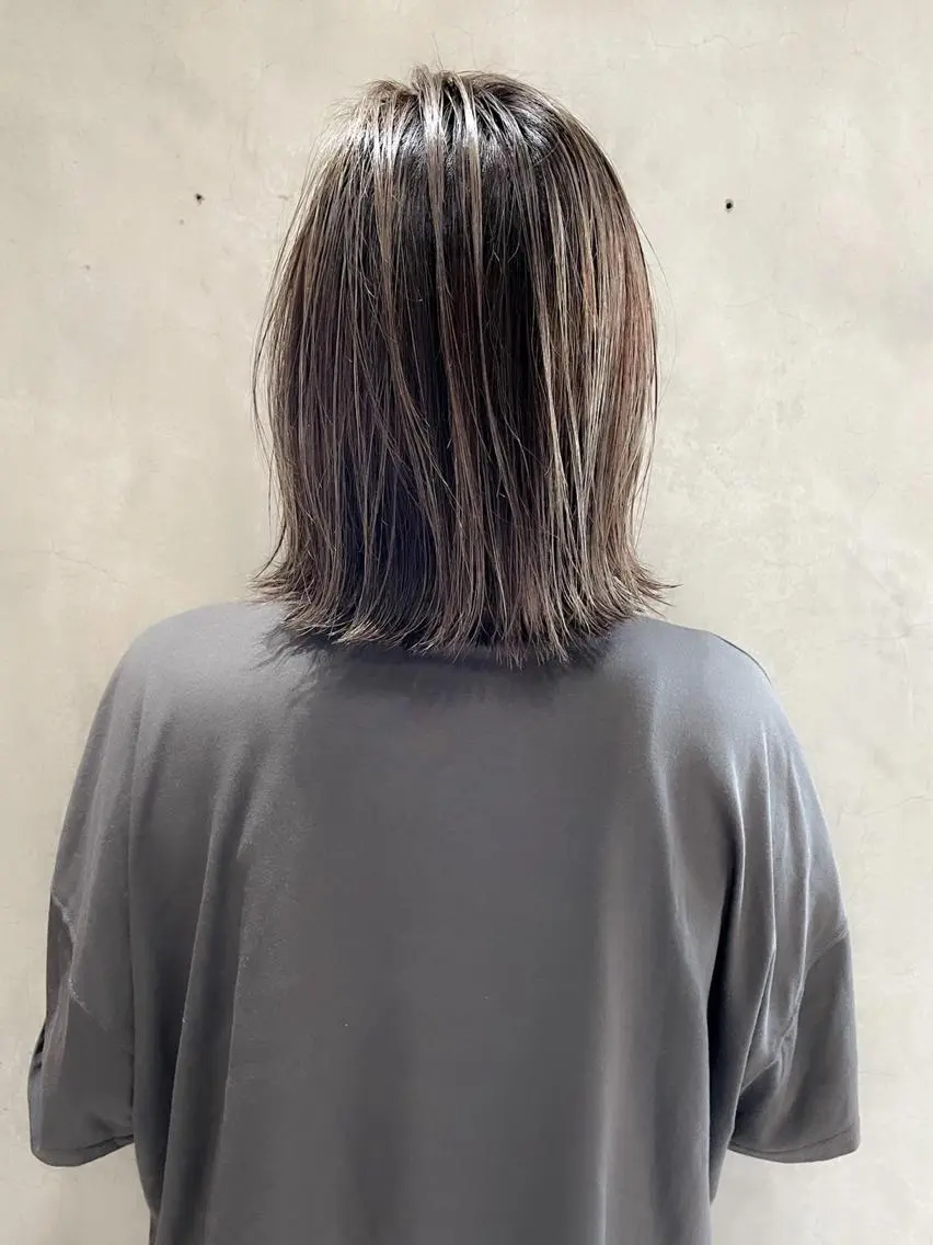 ミディアム 🌹ハッシュカット、 レイヤー韓国ヘア🌹のヘアスタイル