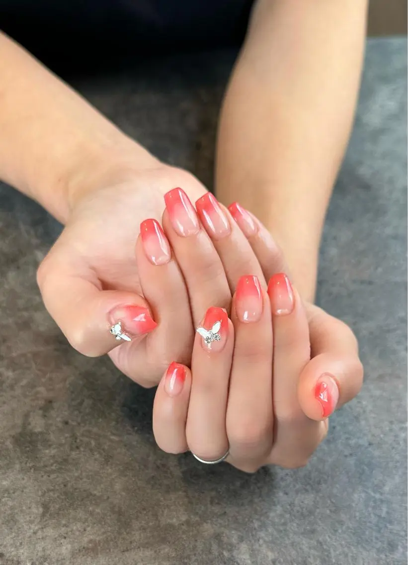 ネイル フラワーネイル ジェルネイル 大理石ネイル(マーブル) ニュアンスネイル シンプルネイル nail salon amanoのネイルデザイン
