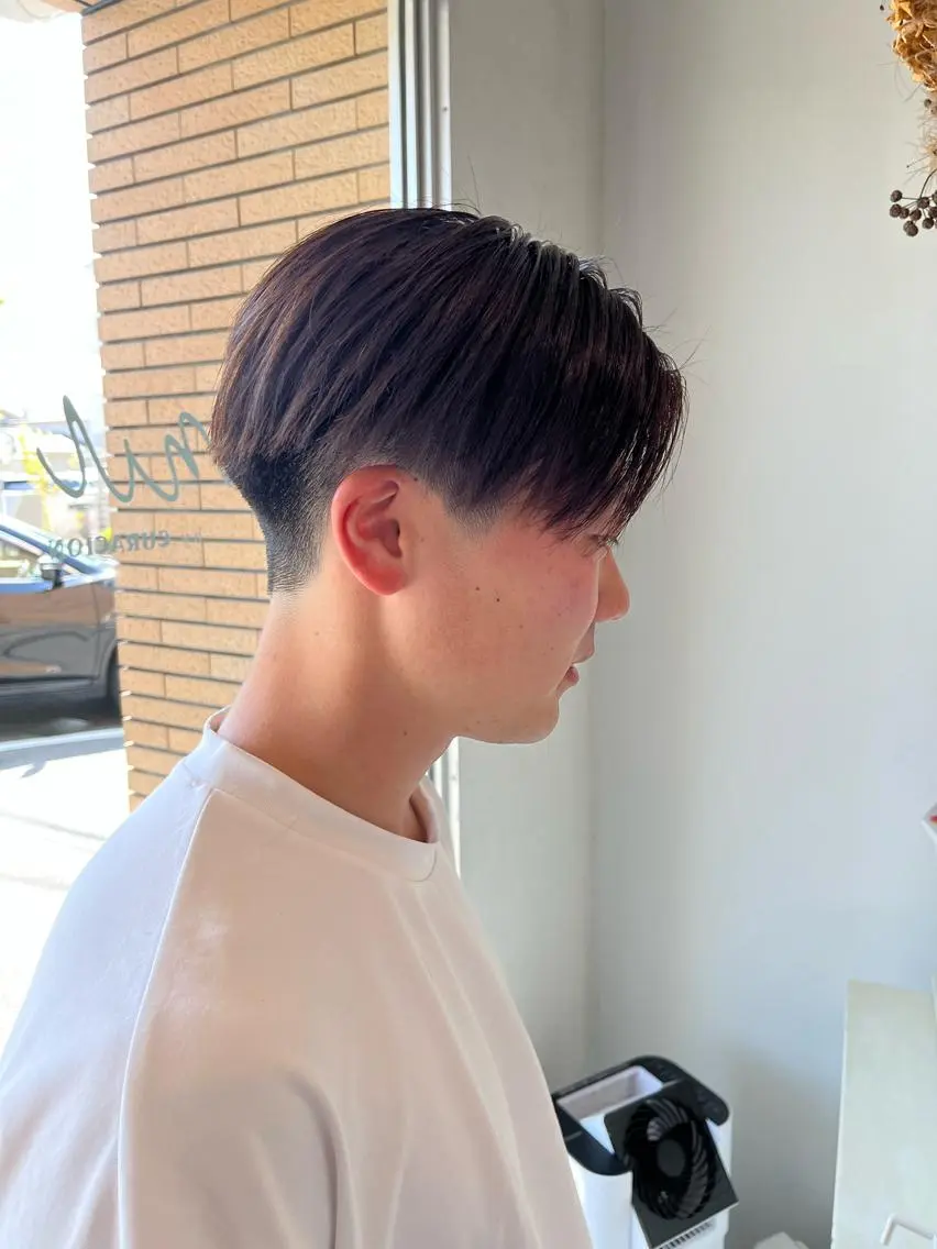 ショート ニュアンスパーマ/ レイヤー/茶屋町のヘアスタイル