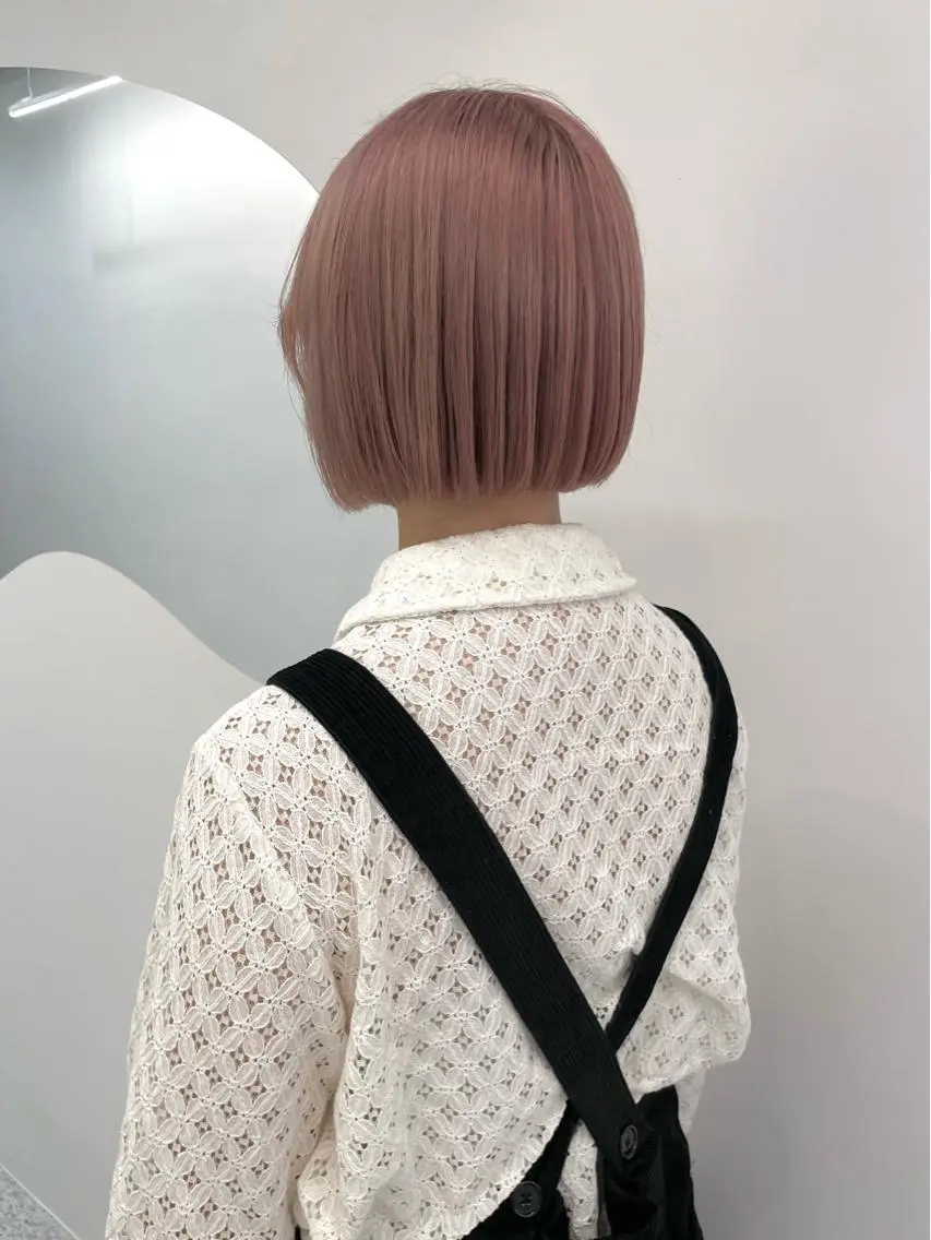 ショート カラー ヘアカラー トリートメント 韓国ヘア🤍 ayanaのヘアスタイル