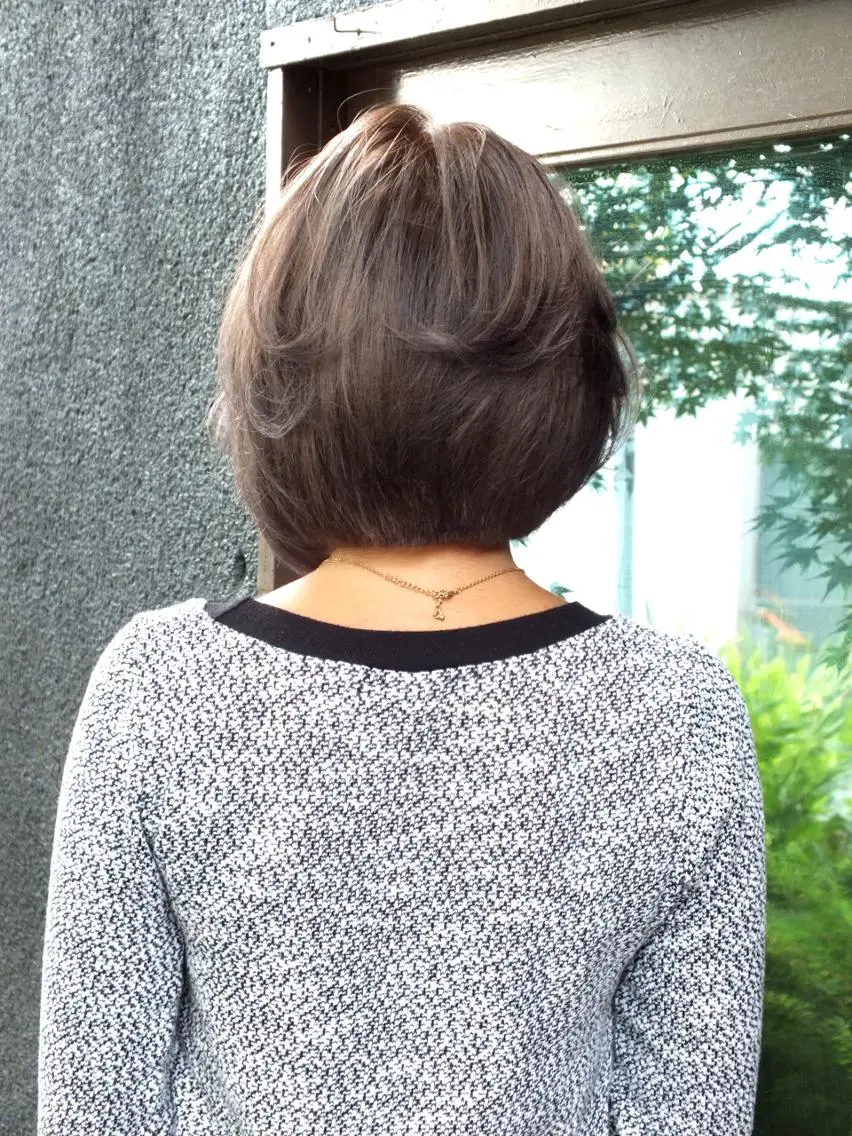 ミディアム ボブ @kutsu tetsuoのヘアスタイル