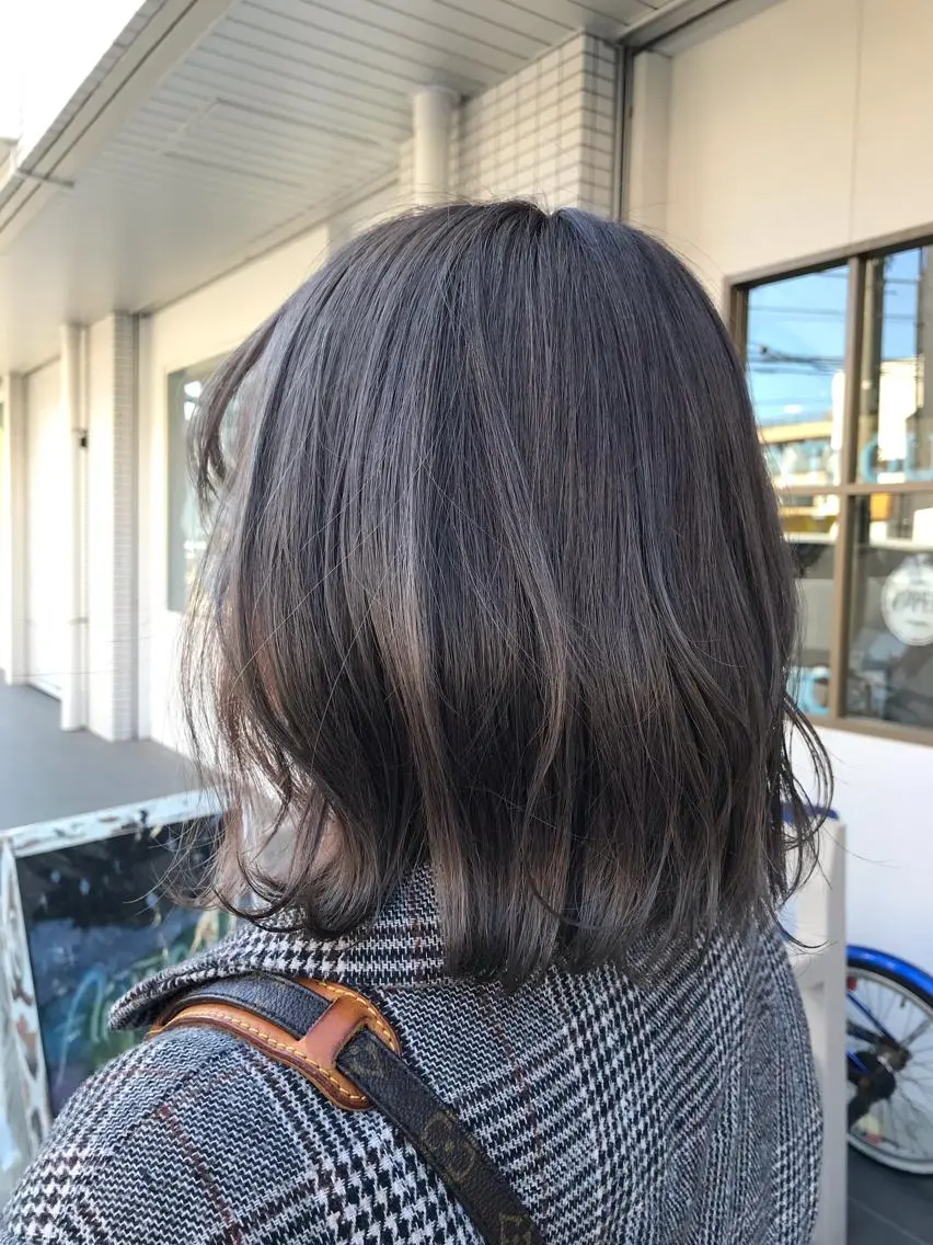 ミディアム ネモトメイナ🌿 今月末で退職しますのヘアスタイル