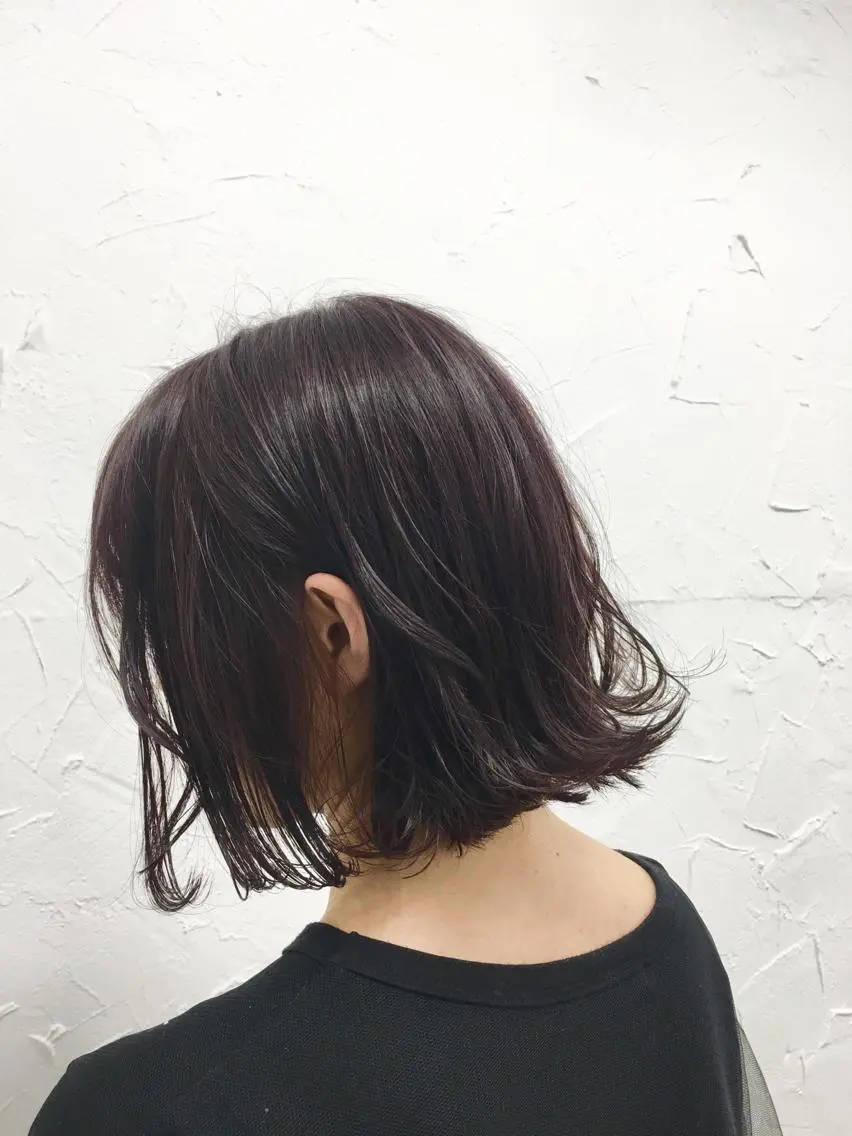 ミディアム カラー ブリーチ ブリーチなしカラー ピンクカラー 脱！黒髪 ダブルカラー【上野】のヘアスタイル