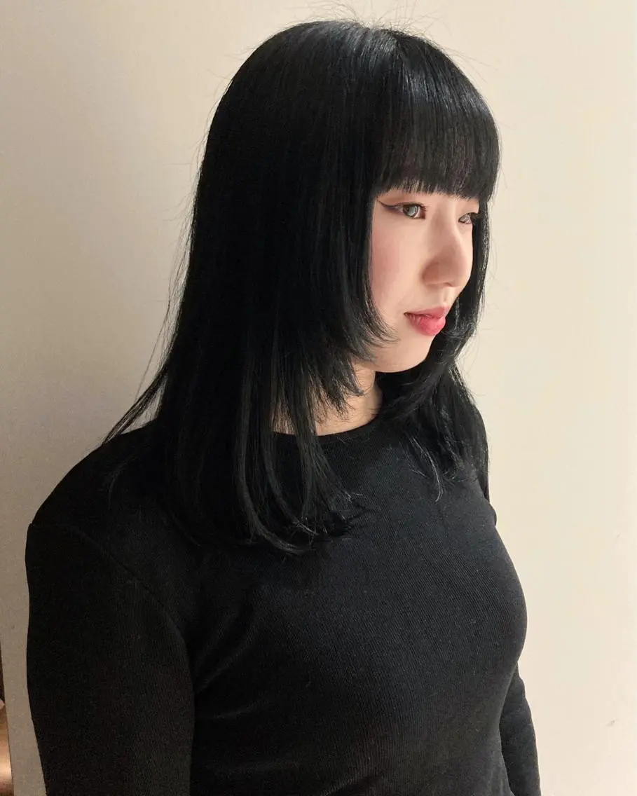 ロング カラー カット ヘアカラー KAWATOKO MISUZUのヘアスタイル