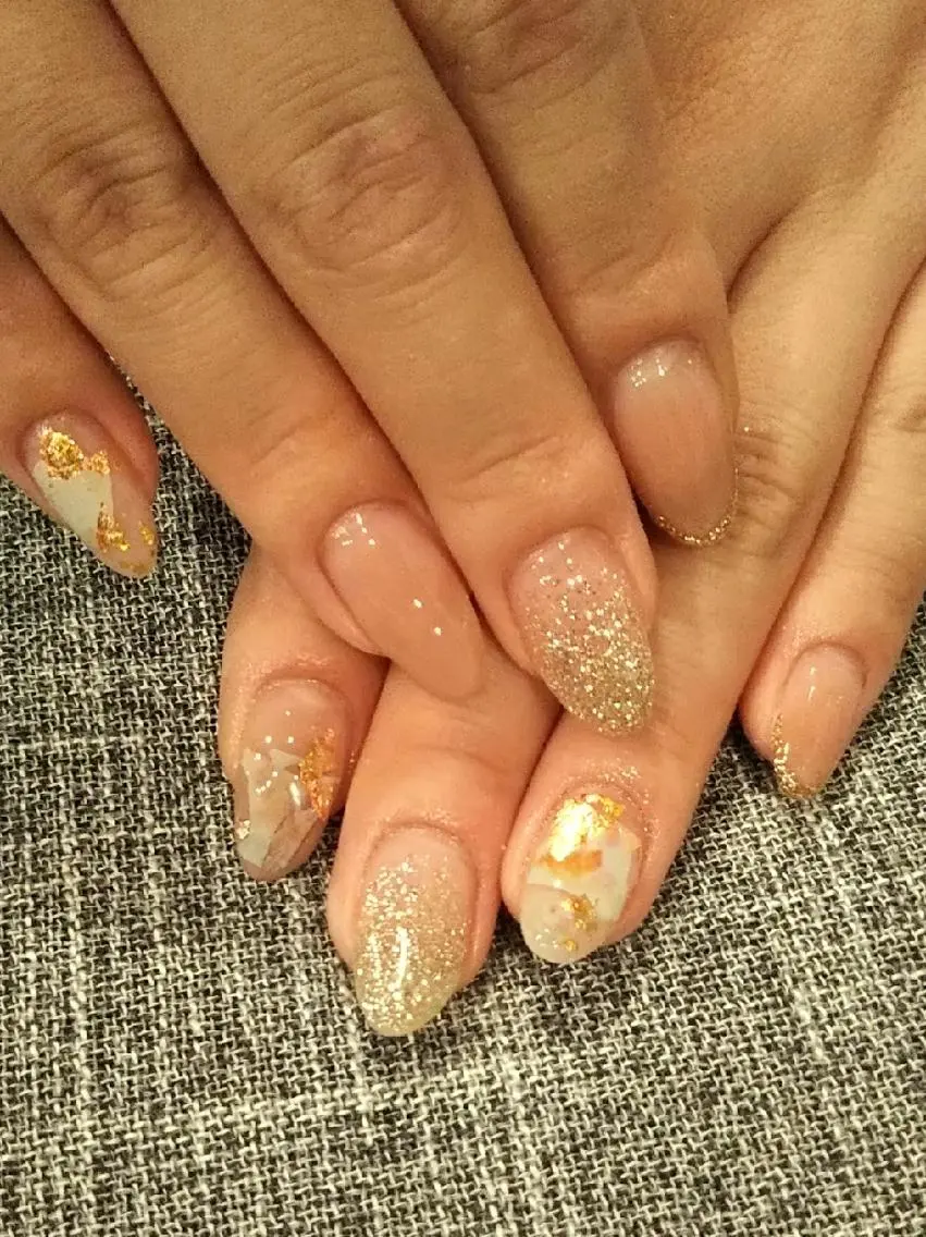 ネイル ラメ(グリッター) ハンドネイル private salon mieのネイルデザイン