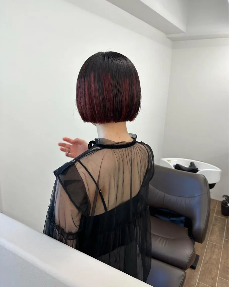 ショート カラー キッズ ブリーチ カット ヘアカラー トリートメント オトナヘア🌸 harukaのヘアスタイル