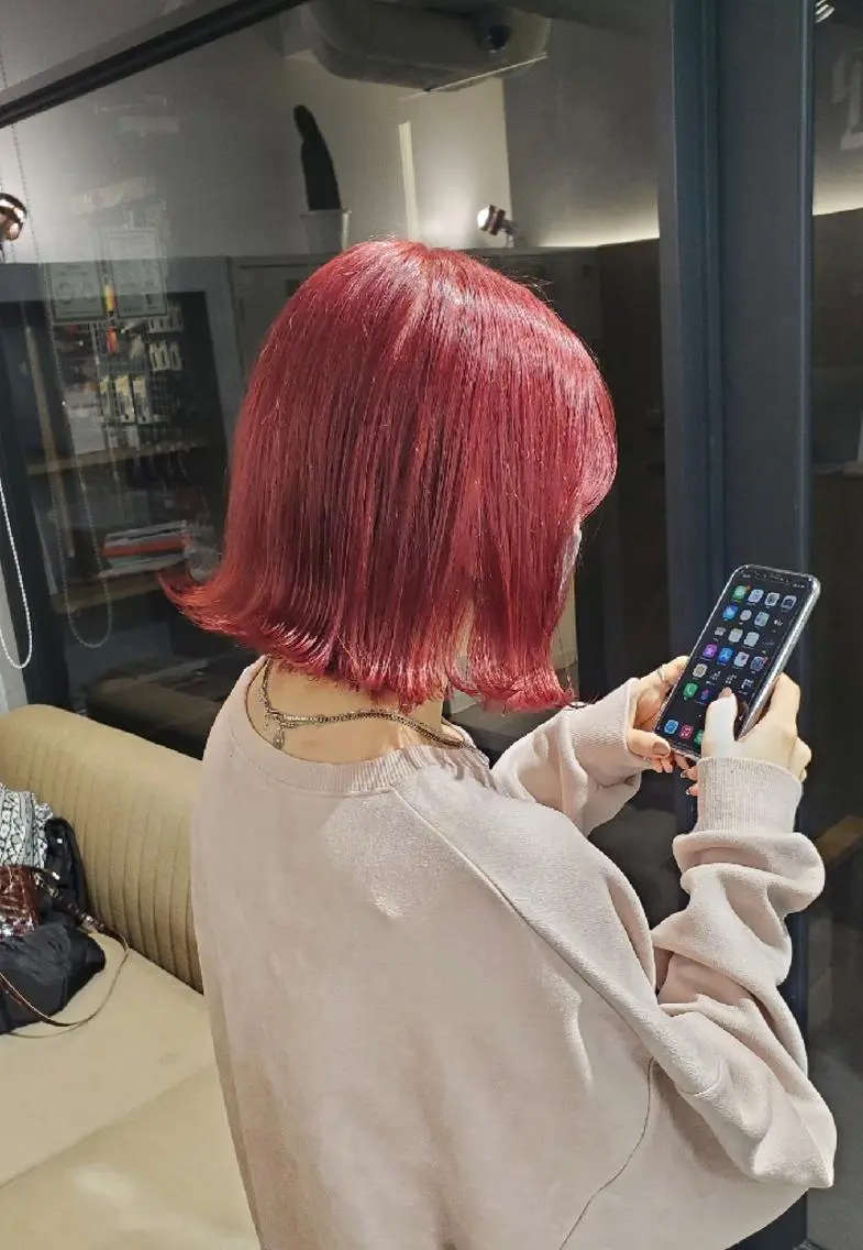 ミディアム カット ヘアカラー トリートメント ✨本日空きあります✨ 遠田コウヘイ🌟のヘアスタイル