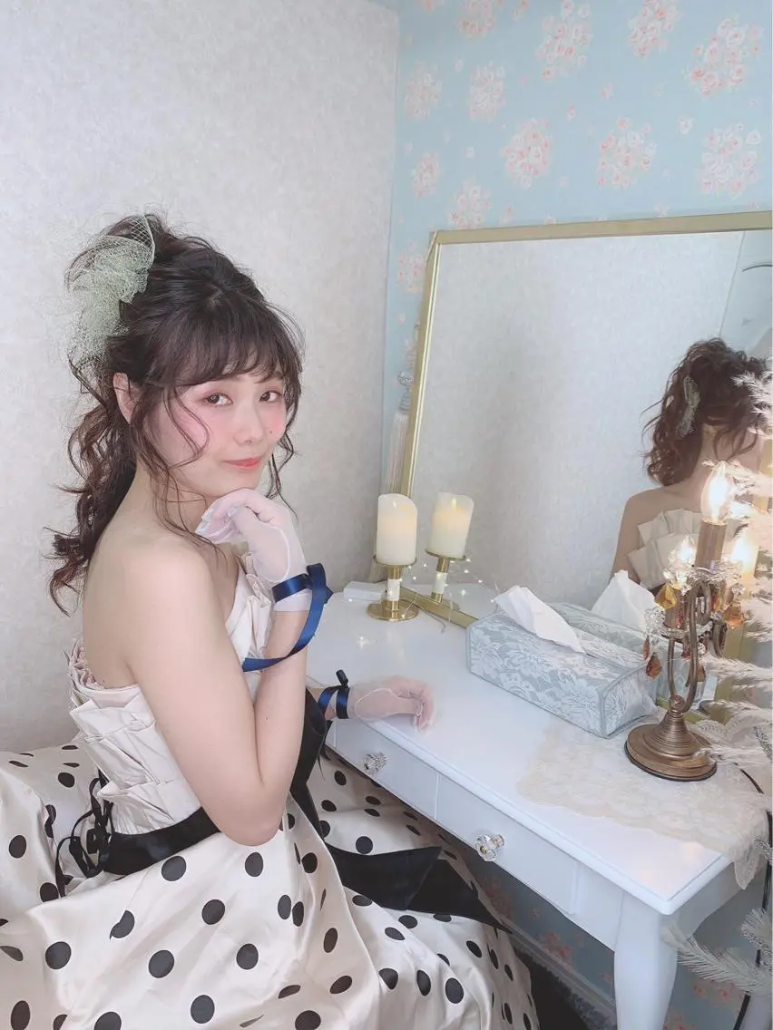 セミロング ヘアアレンジ Achieve 三ノ宮のヘアスタイル