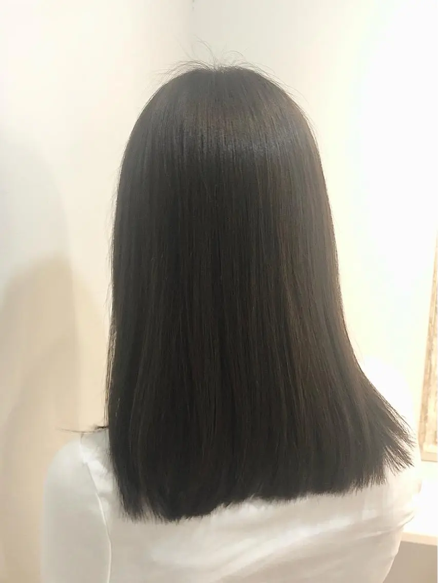 ミディアム アッシュ アッシュグレー 【髪質改善】Cyan 中村ちゅんみのヘアスタイル