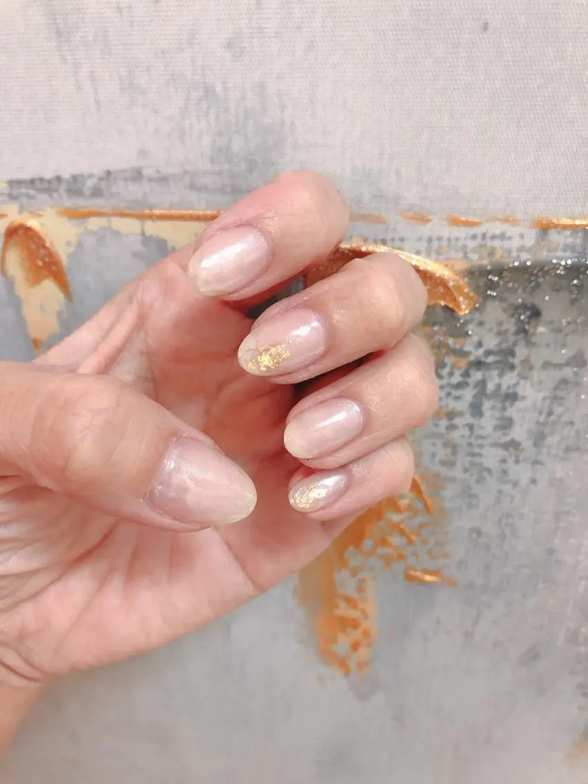 ネイル ニュアンスネイル シンプルネイル kiki nail &brow二子玉川のネイルデザイン