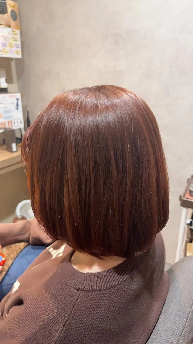 カラー 箕面駅徒歩7分カプロ 三好美鈴のヘアスタイル
