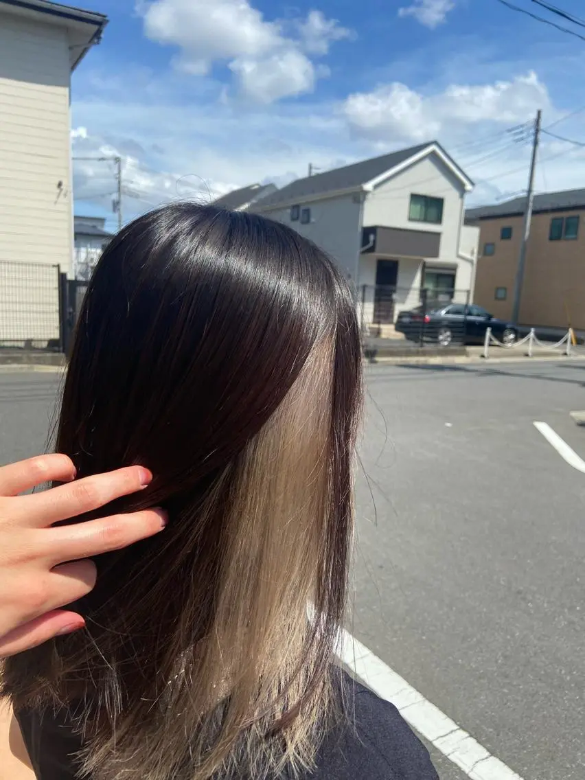 ミディアム カラー 🪼高評価🪼 💎柴崎の藤咲💎のヘアスタイル