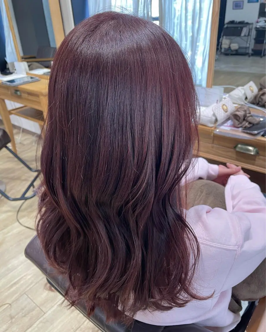 セミロング カット ヘアカラー トリートメント 木村 真知子のヘアスタイル