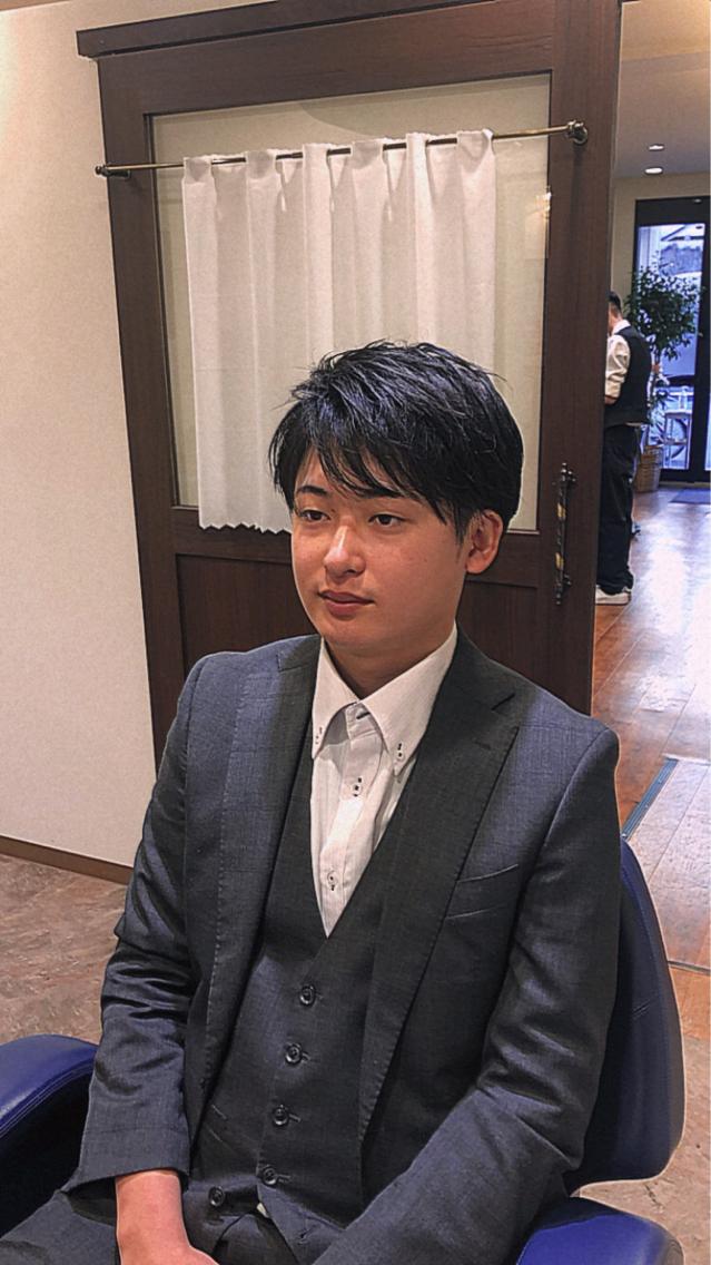 メンズ ヒロ銀座川崎 志田健介のヘアスタイル