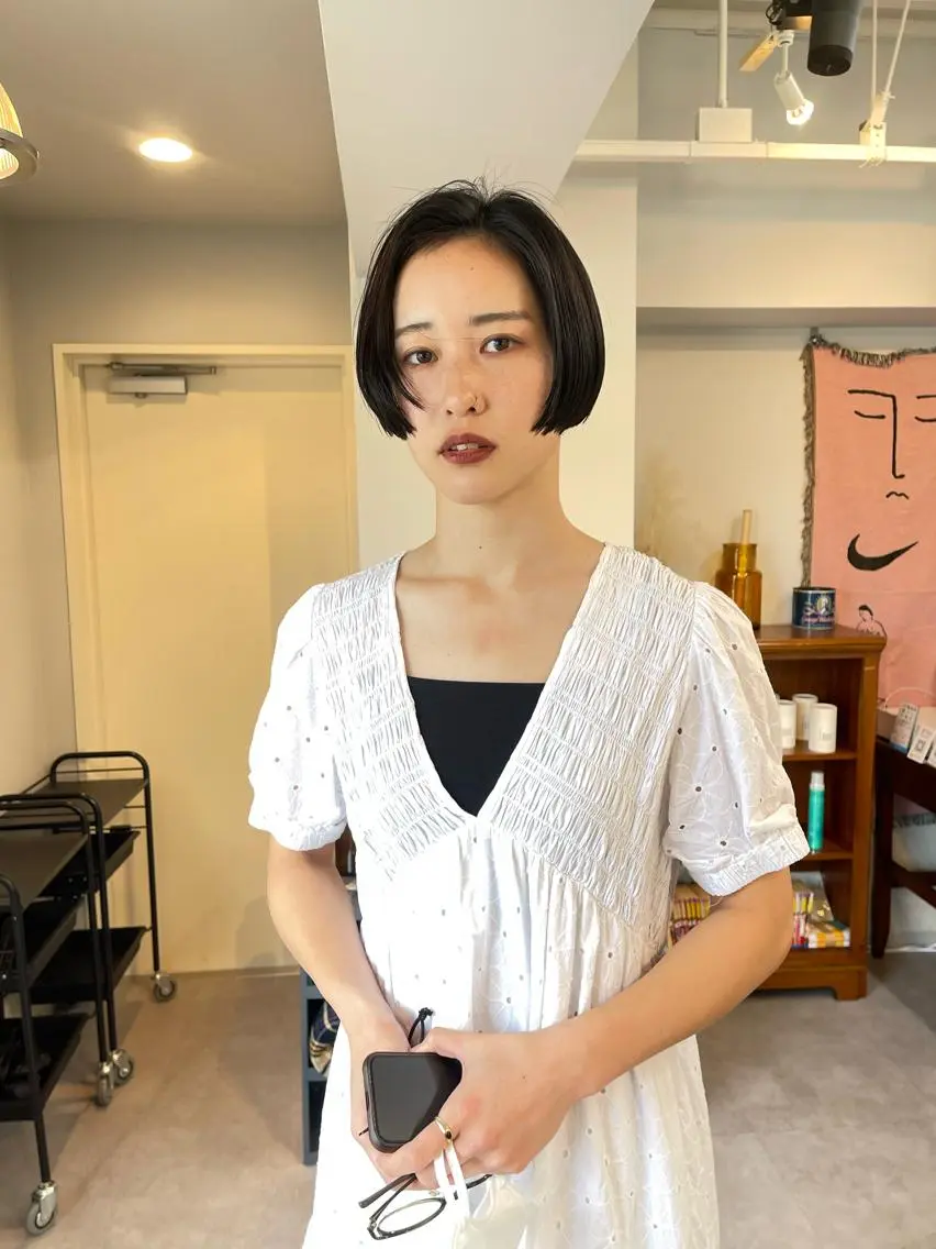 ショート ボブ カット ヘアカラー トリートメント 丁寧なカウンセリング 🌿KENTA🌿のヘアスタイル