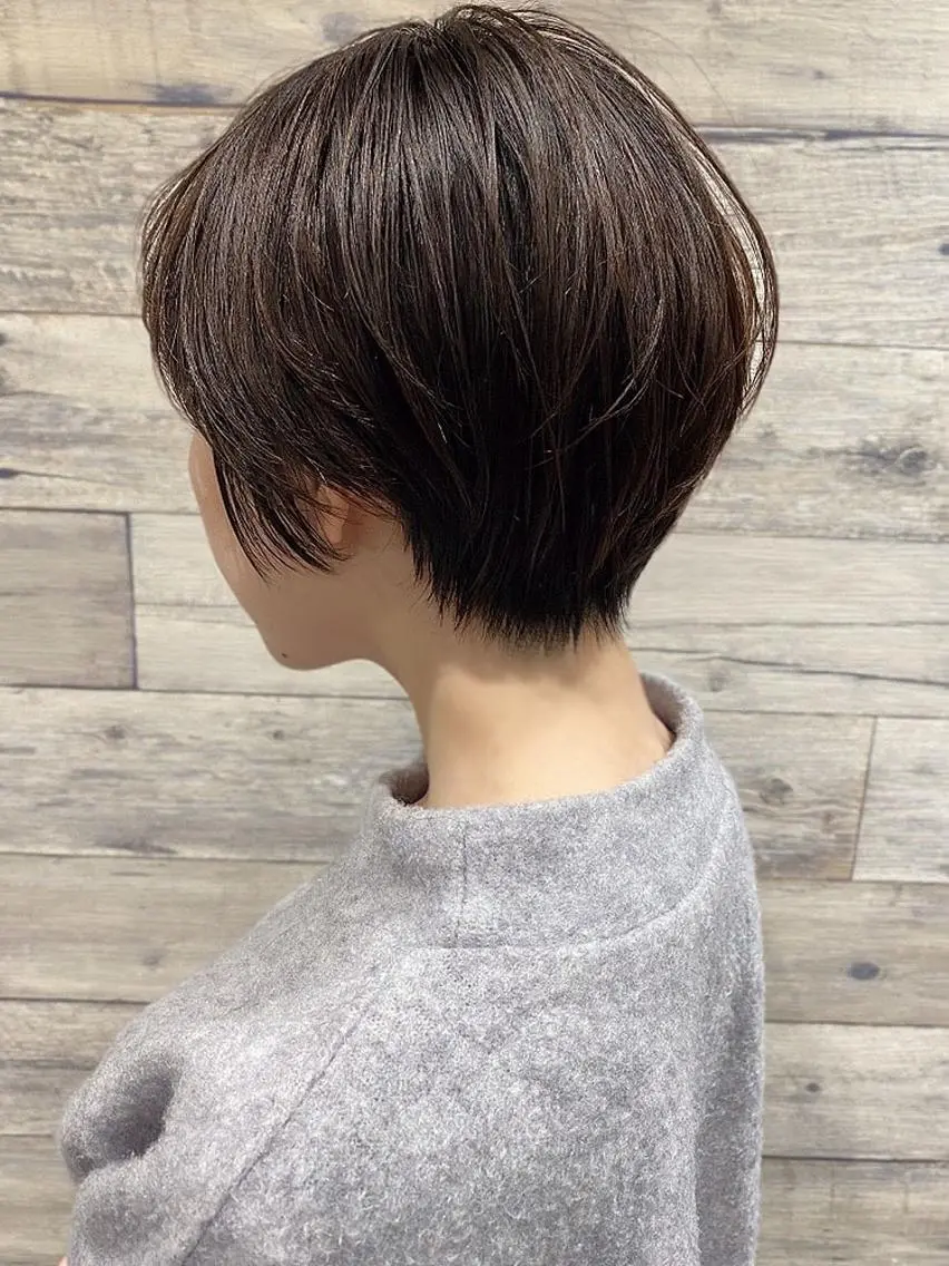 ショート ツヤ髪になりたい方へ 🩷柴田知亜希のヘアスタイル