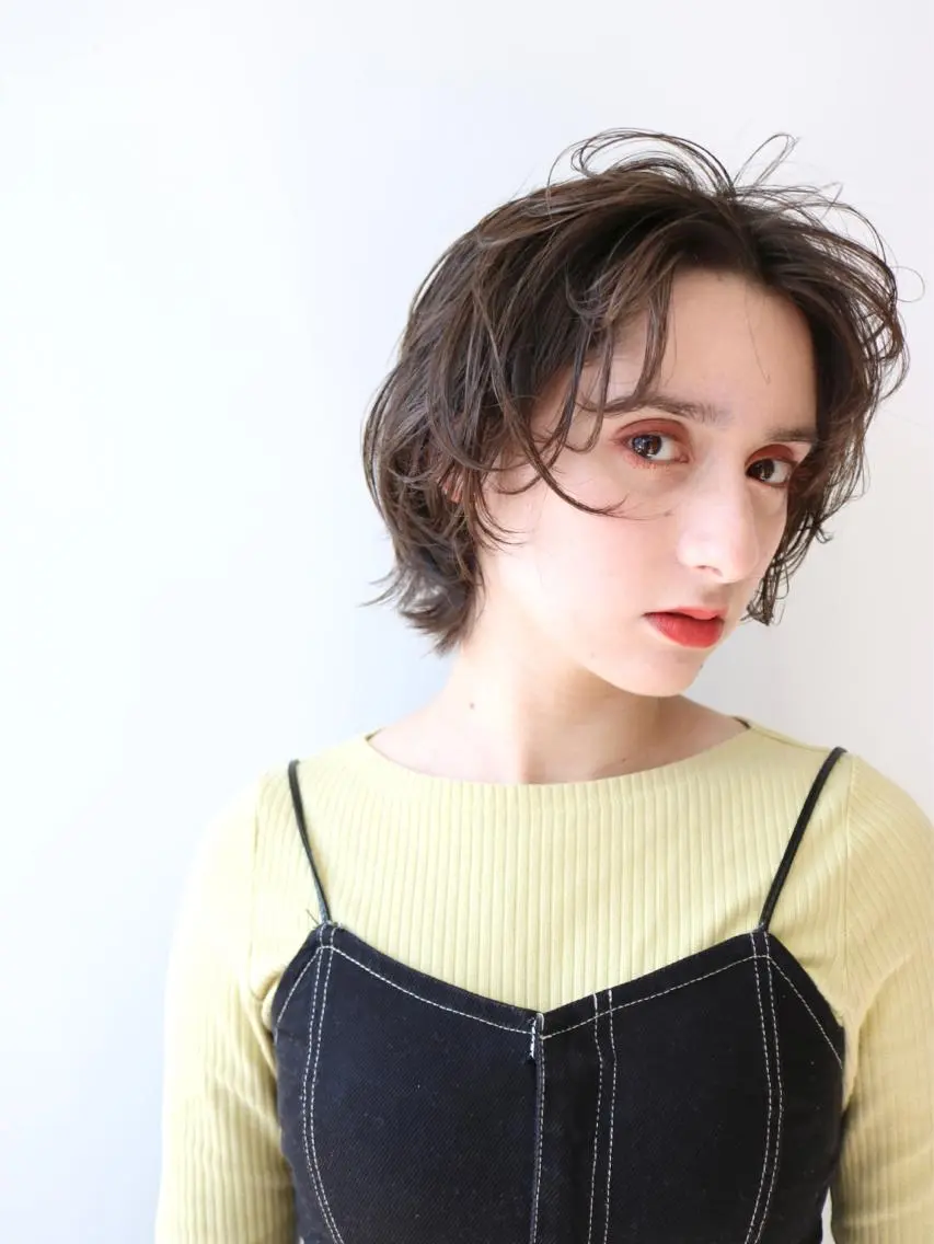 ショート カット パーマ トリートメント 北谷 安博のヘアスタイル