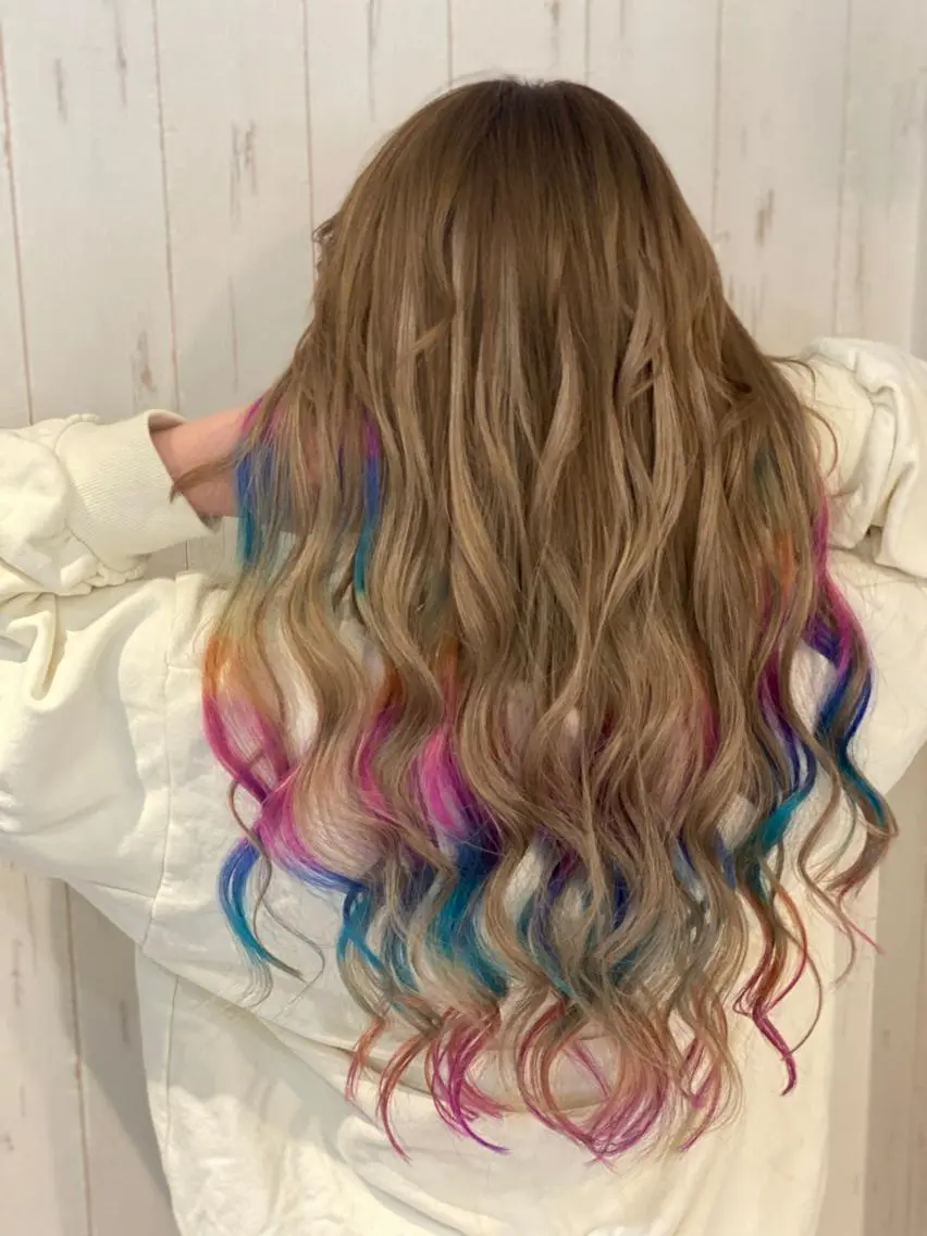 ロング カラー BAY ソウタのヘアスタイル