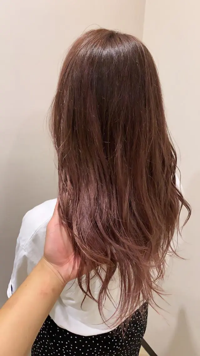 ロング ヘアカラー トリートメント ヘッドスパ ヘアセット 大宮/山口 竣也のヘアスタイル