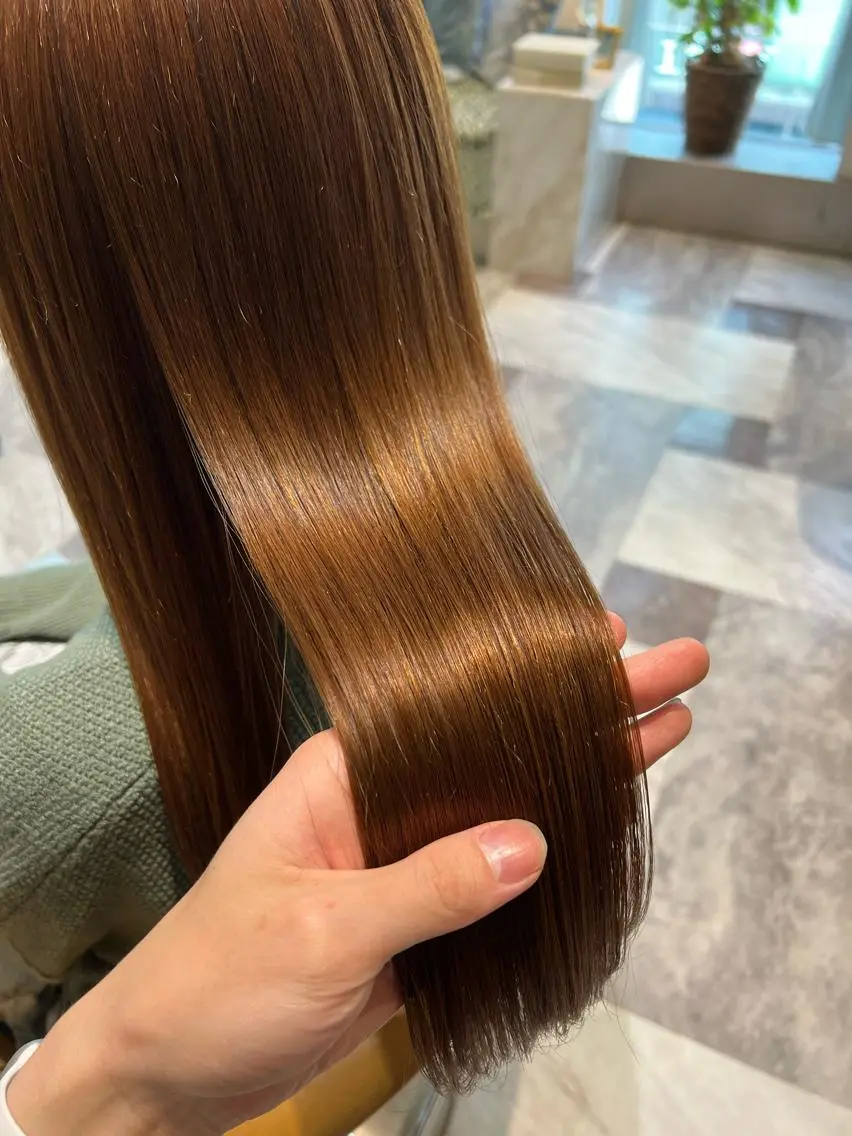 セミロング カラー カット ヘアカラー トリートメント レイヤーカット/ 顔周り 五島巨幹のヘアスタイル