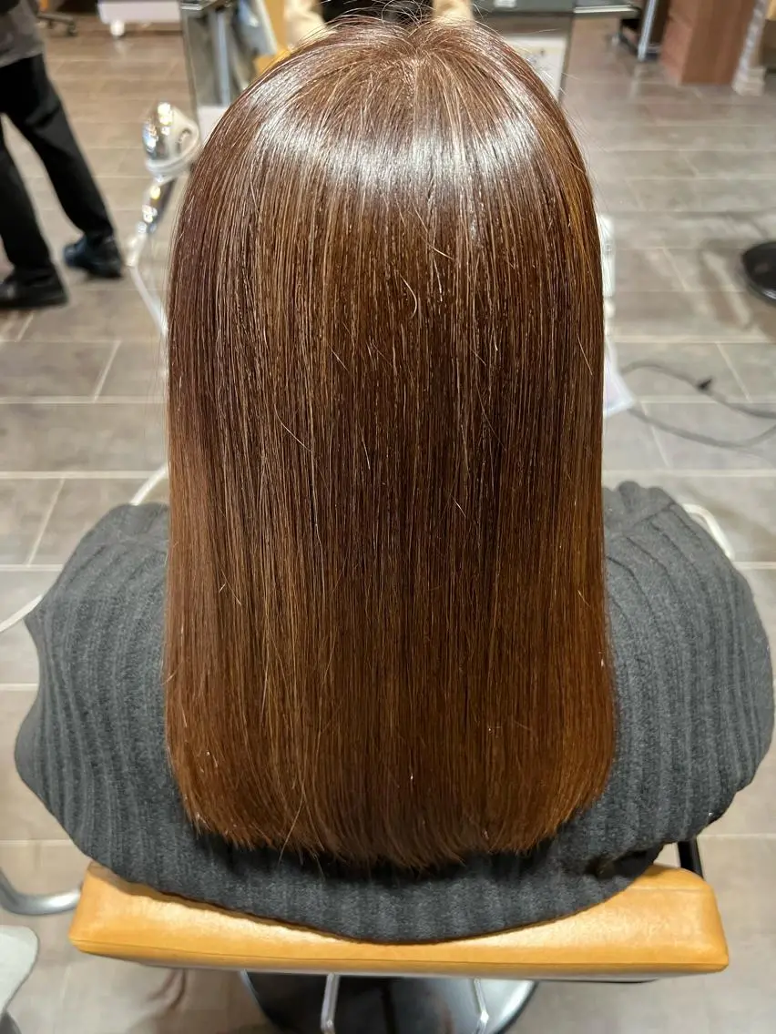 ロング カラー 髪質改善 ツヤ髪の匠/髪質改善 山本晃太のヘアスタイル