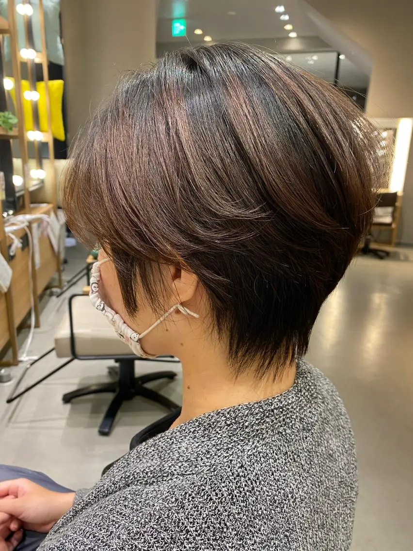 ショート ショートヘア unopulir 景山 凌のヘアスタイル