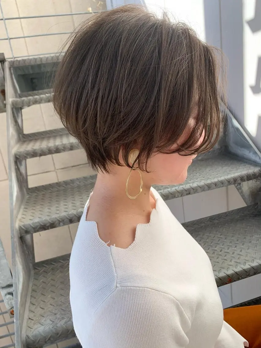 ショート カット トリートメント 髪質改善will hairdesignのヘアスタイル